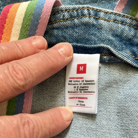 Short Overalls with Rainbow Straps - Picture 12 of 13